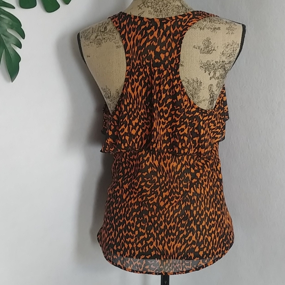 Ali & Kris Sheer Ruffle Tank Top Blouse - Picture 8 of 8